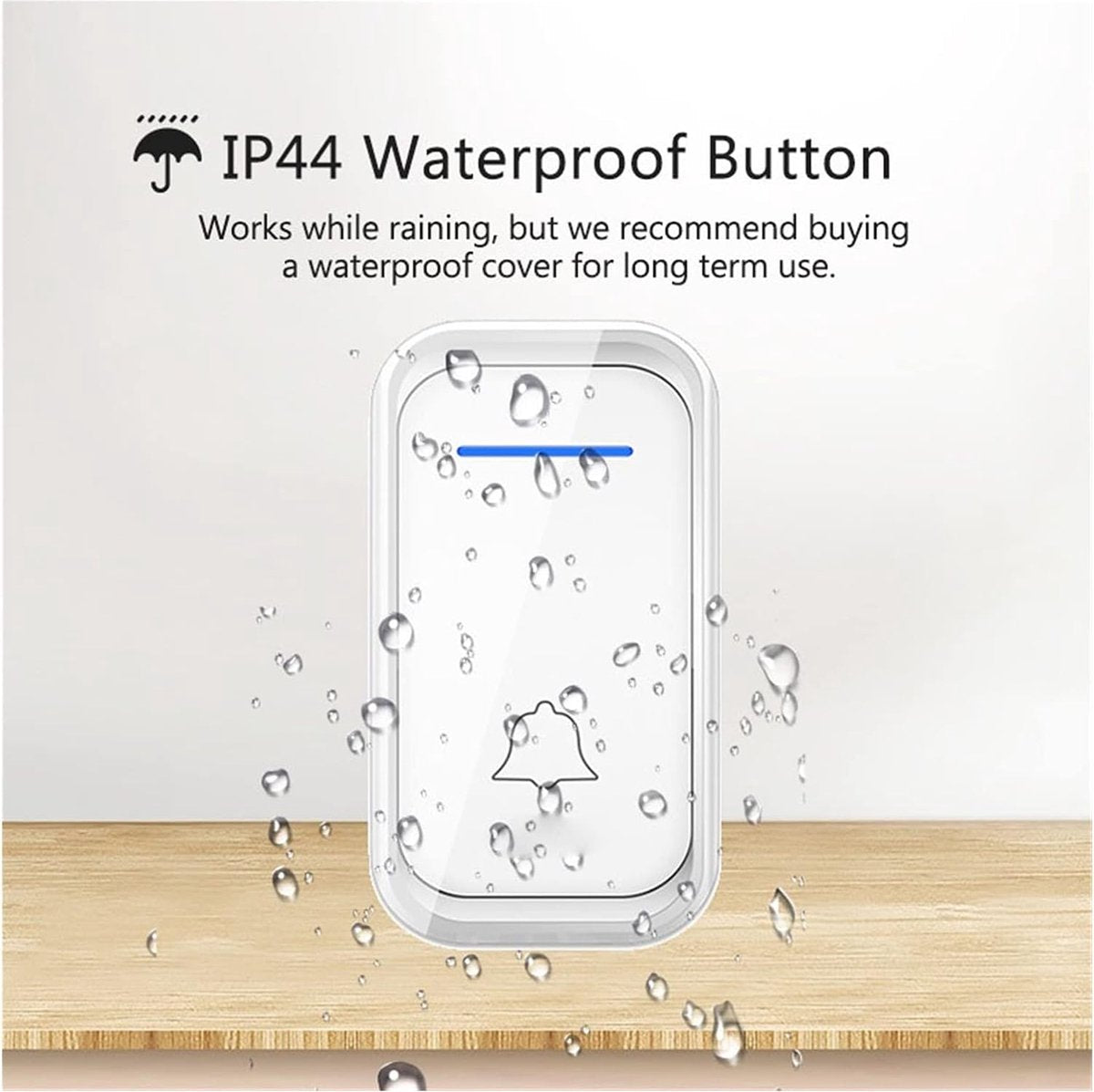 Deurbel Wit –  1 Ontvanger