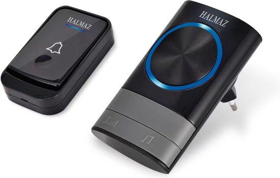 Deurbel Zwart –  1 Ontvanger