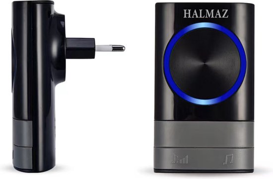 Deurbel Zwart –  1 Ontvanger