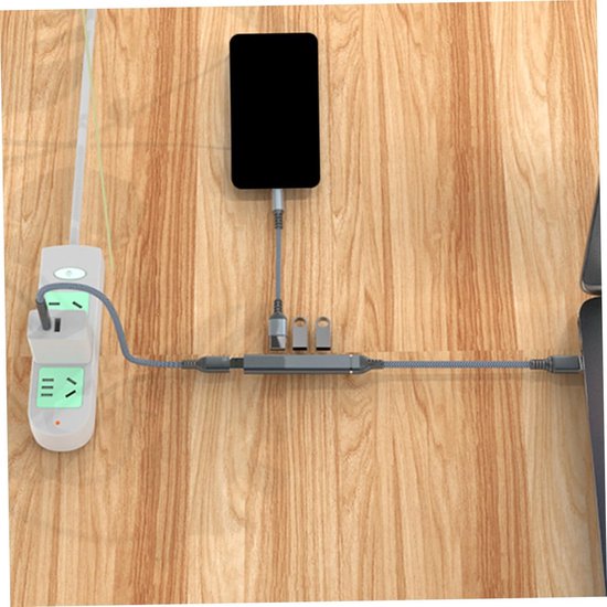 USB Splitter - USB C Hub - Aluminium - 4 Poorten - USB 3.0