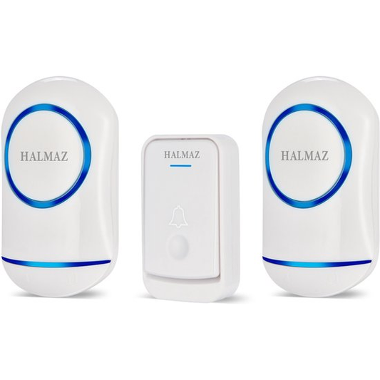 Deurbel Wit – 2 Ontvangers