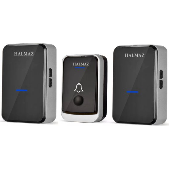 Deurbel Zwart –  2 Ontvangers