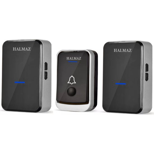 Deurbel Zwart –  2 Ontvangers