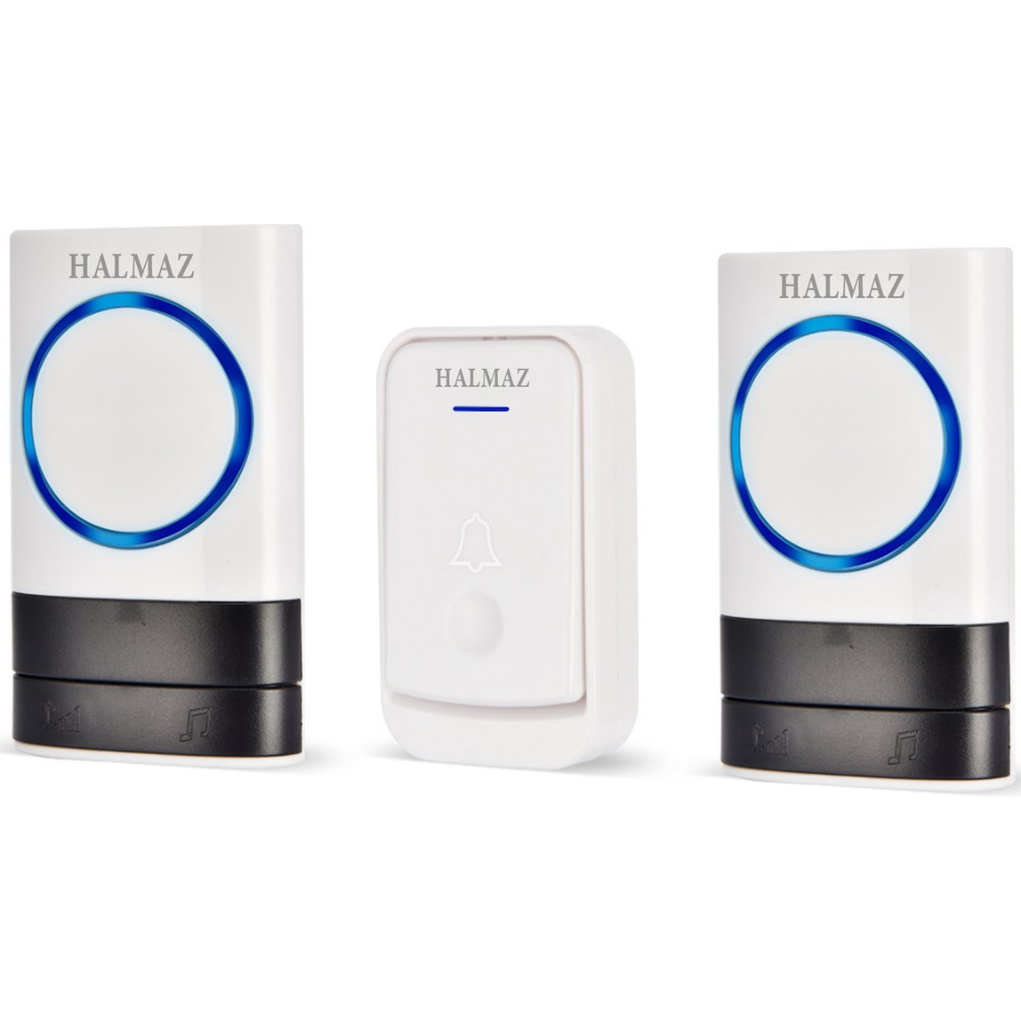 Deurbel Wit – 2 Ontvangers