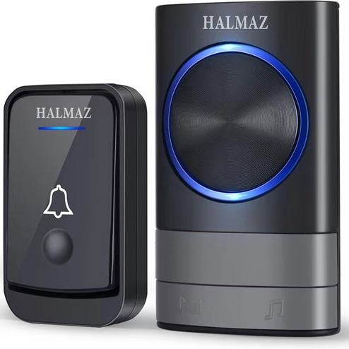 Deurbel Zwart –  1 Ontvanger