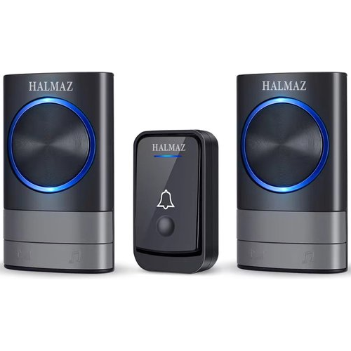 Deurbel Zwart –  2 Ontvangers